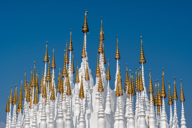 Things to do in Phrae, Thailand: The gorgeous spires of Wat Phong Sunan