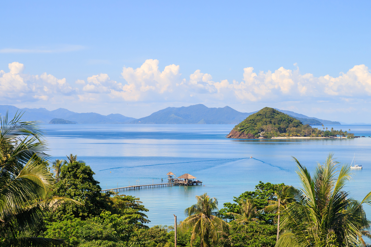Best islands near Bangkok: Koh Mak from above