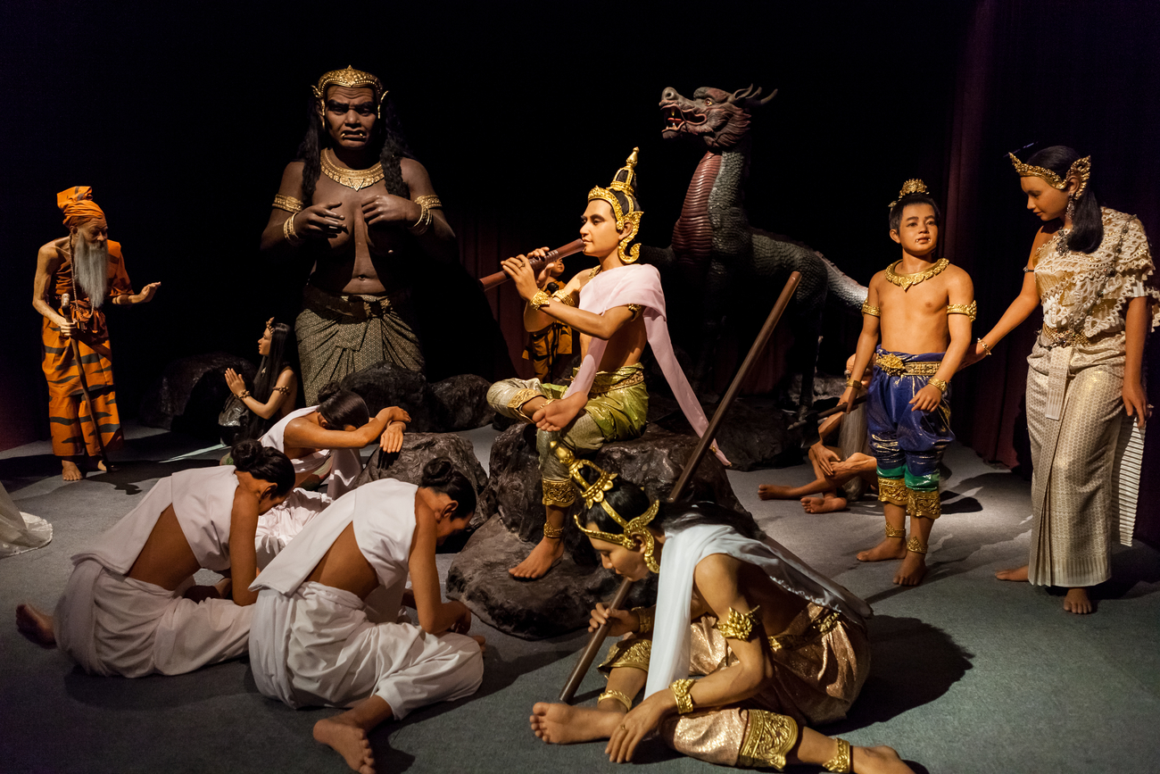 Hidden art museums and art galleries in Thailand: Human and non-human characters from Phra Aphai Mani at Thai Human Imagery Museum, Nakhon Pathom