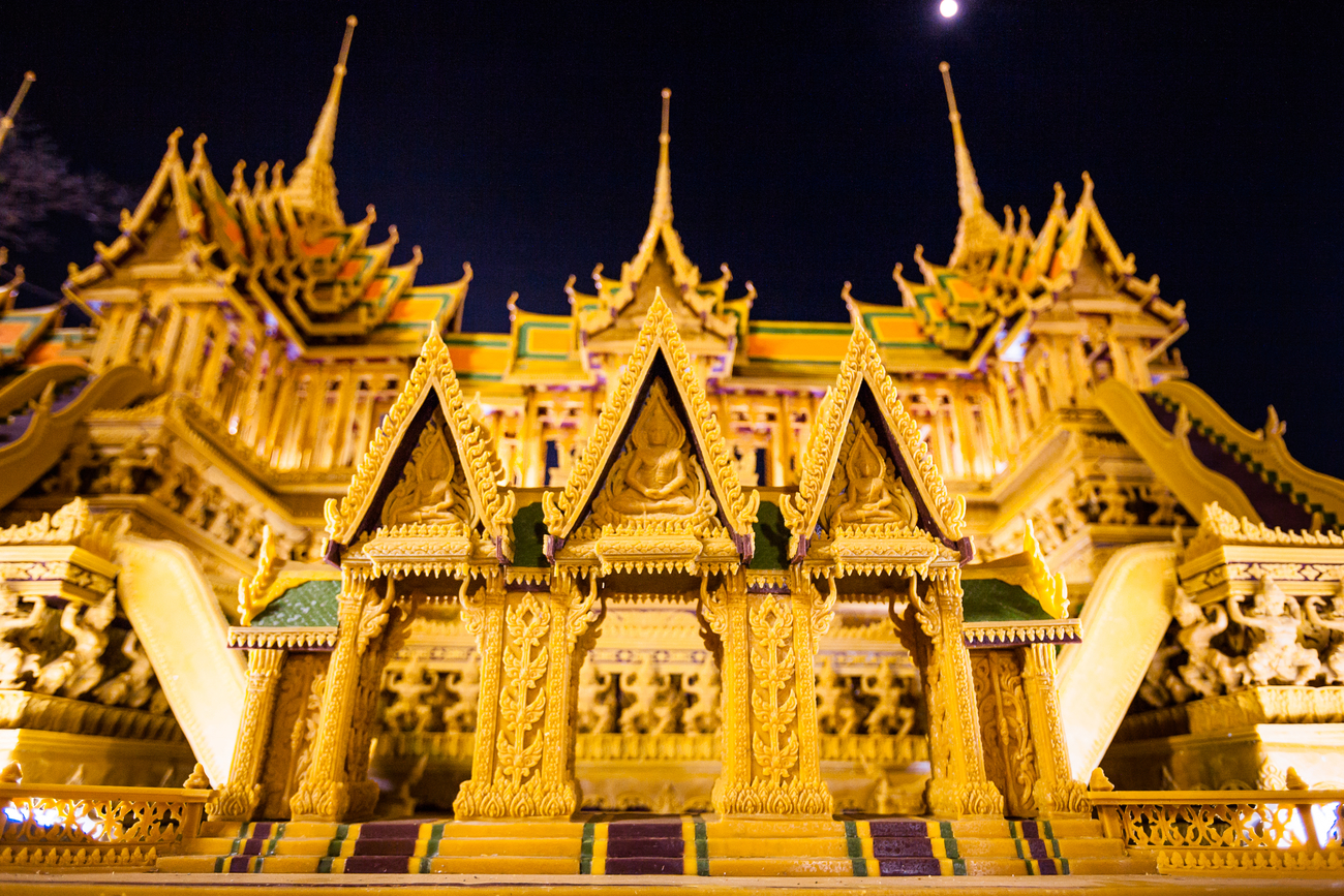 Things to do in Sakon Nakhon, Thailand: One of the wax wonders from Wax Castle Festival
