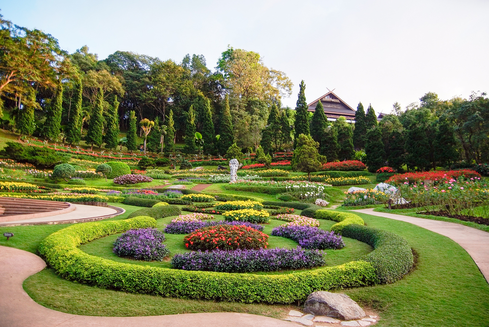 Things to do in Chiang Rai, Thailand: The colors of Mae Fah Luang Garden on Doi Tung